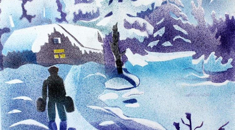 «Набрызг» — осваиваем нетрадиционную технику рисования дистанционно «Набрызг» — осваиваем нетрадиционную технику рисования дистанционно