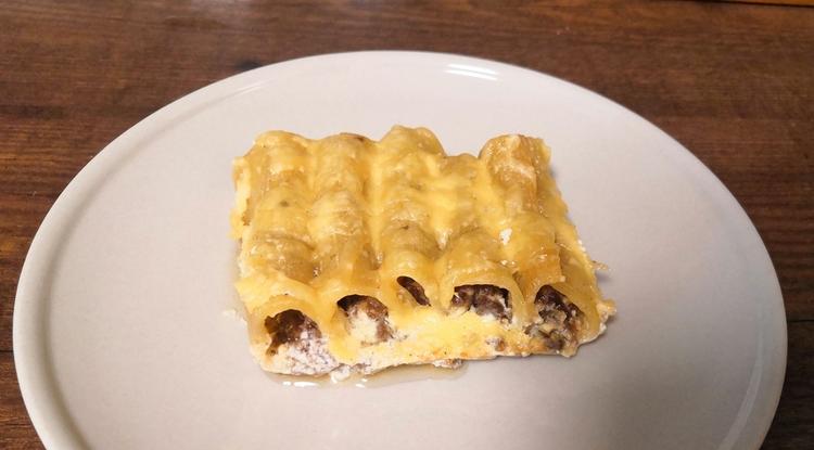 Каннеллони с фаршем в духовке