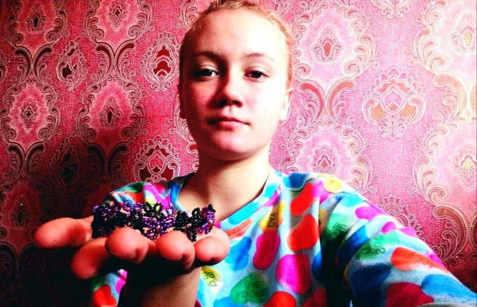 Браслет из бисера «Лето - это маленькое чудо». Поделка Ксении Сорокиной, ученицы Сафоновской школы Ивнянского района Летнее творчество - Изображение 17