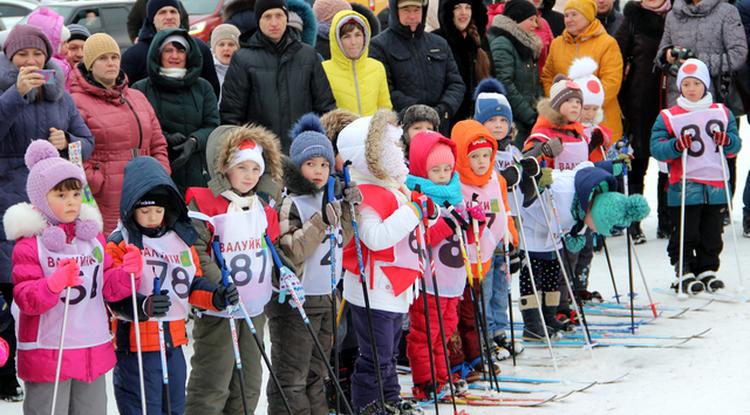 В Валуйках прошло первенство города по лыжным гонкам