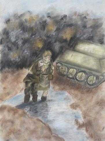 Память о Великой победе: рисунки
