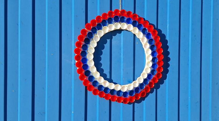 Венок-декор «Триколор»