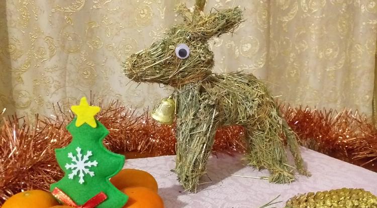 Бычок из сена Бычок из сена