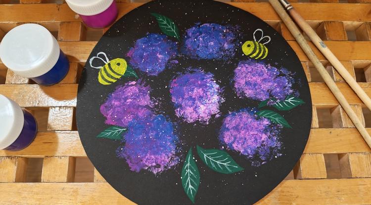 Порисуем пупырчатой плёнкой?