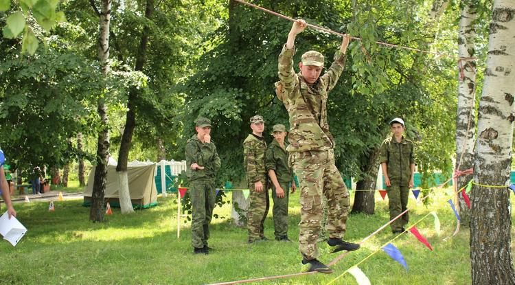 В Корочанском районе прошла военно-спортивная игра «Орлёнок»