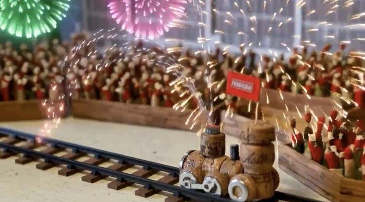 Новогодний поезд Победы