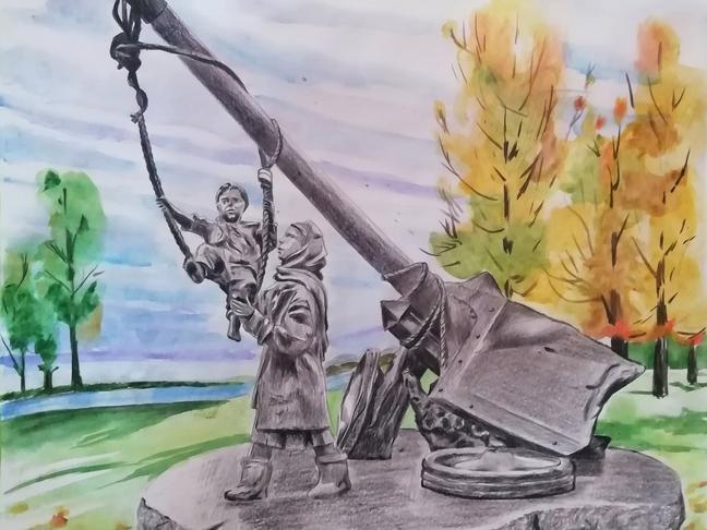 Память о Великой победе: рисунки