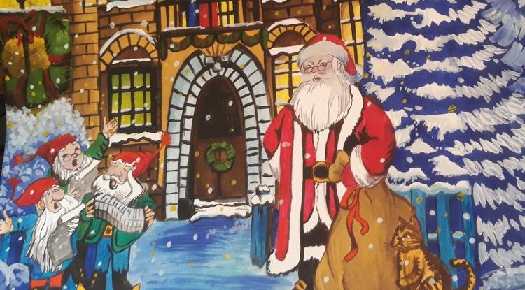 В Прохоровском районе прошёл конкурс детского рисунка «Ларец новогодних чудес»