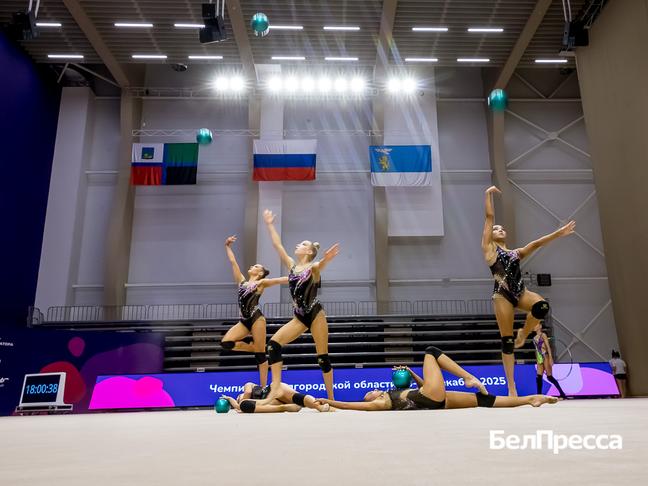 В СЦ «Сирень» проходит чемпионат Белгородской области по художественной гимнастике