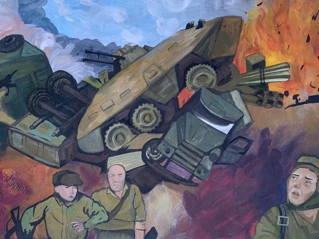 Память о Великой победе: рисунки