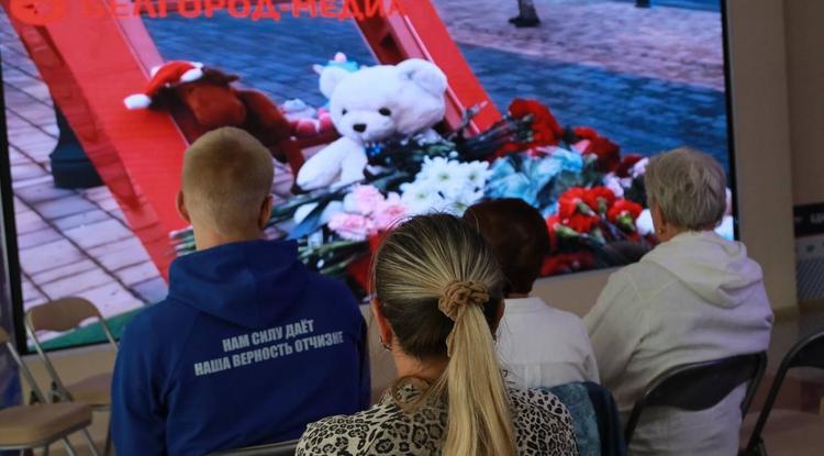 В Штабе общественной поддержки прошёл показ фильма «Раненый Белгород»