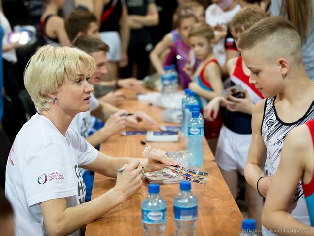 Олимпийские чемпионы провели мастер-классы для белгородских гимнастов