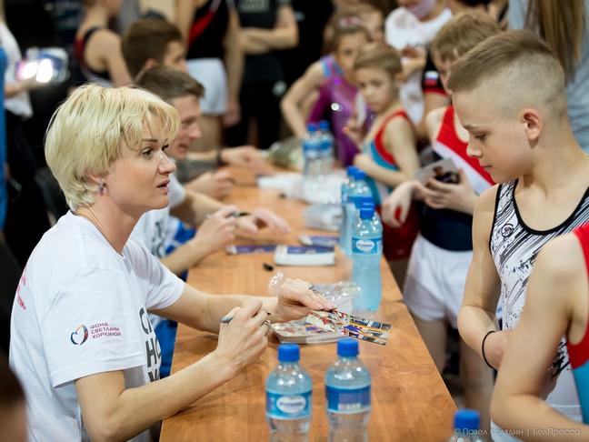 Олимпийские чемпионы провели мастер-классы для белгородских гимнастов