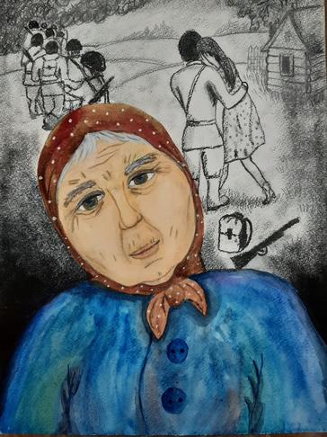 Память о Великой победе: рисунки