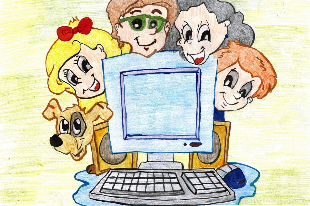 Бесплатное общение без интернета. Рисунок на тему интернет. Интернет рисунок для детей. Рисунок на тему безопасность в интернете. Компьютер рисунок.